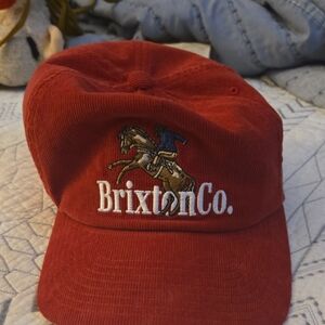 Brixton Co. Red Corduroy Hat